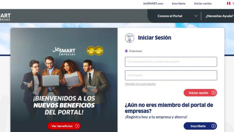 JetSMART lanza una nueva versión de su portal para empresas y agencias, reforzando su compromiso con la innovación